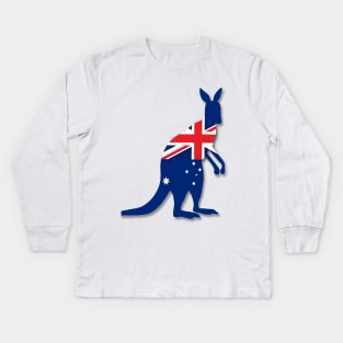 Australia day Kids Long Sleeve T-Shirt